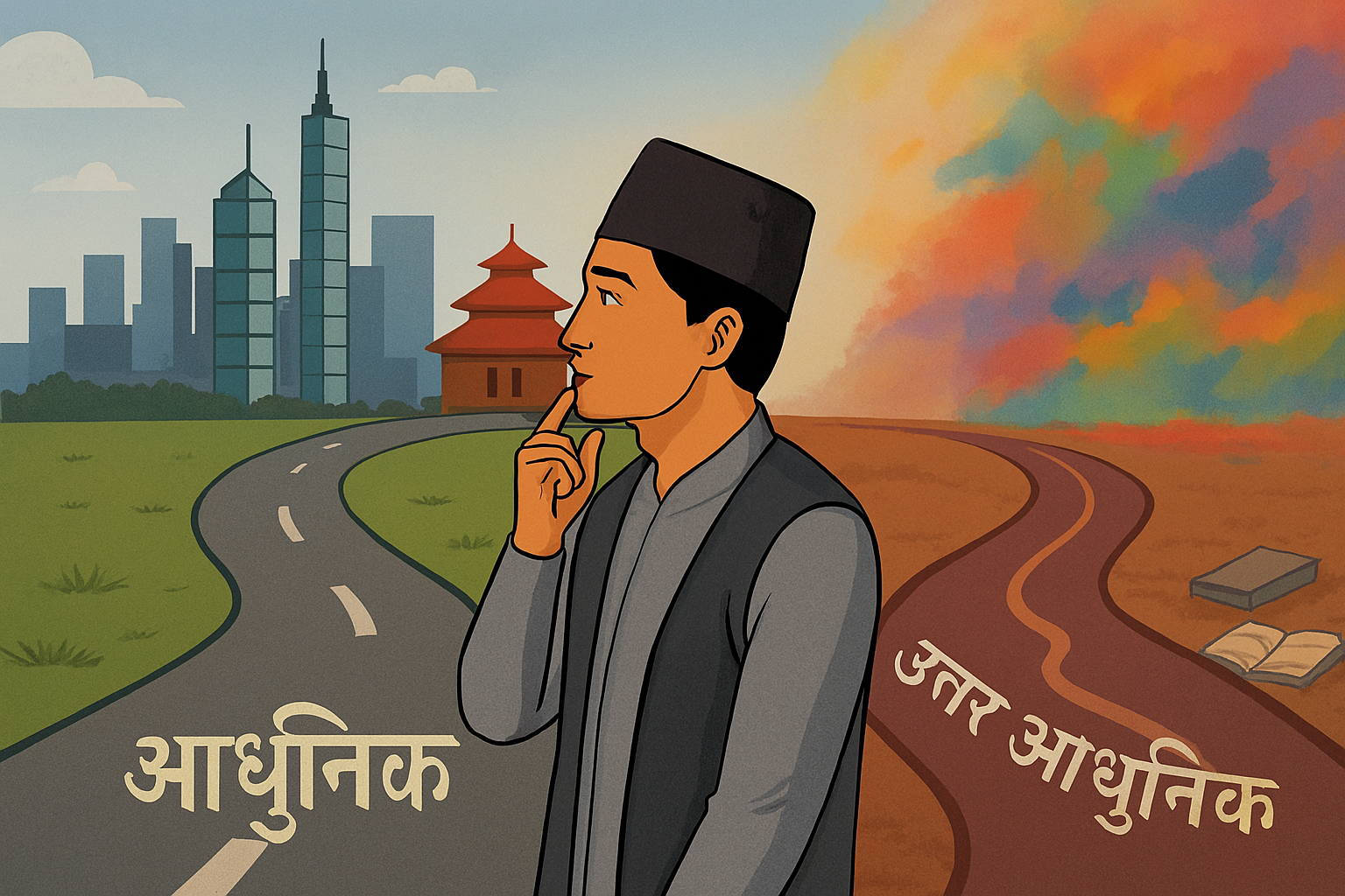 नेपाली समाजमा उत्तरआधुनिक मूल्यको मिसावट र विरोधाभास