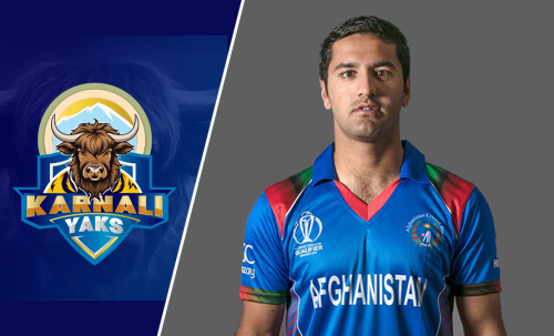अफगानिस्तानका नजिबुल्लाह जाद्रानले कर्णाली याक्सबाट खेल्ने