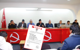 नेकपाको प्रदेश स्तरीय एकता सन्देश सभा कहाँ र कहिले ?