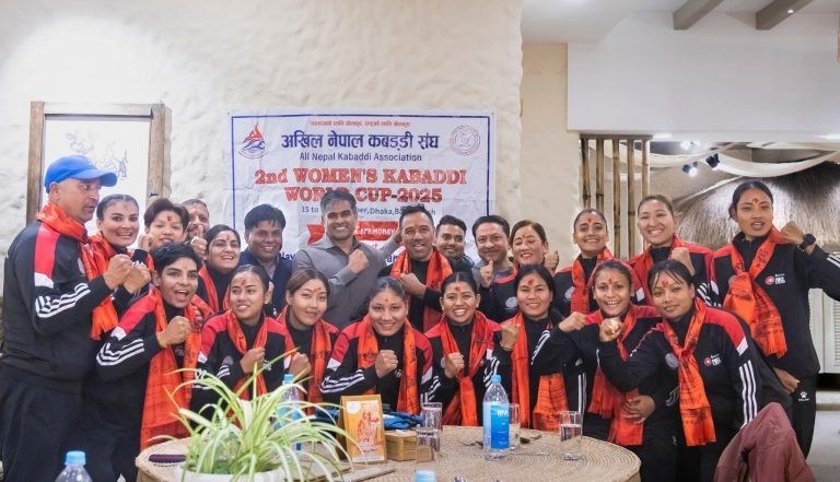 यस्तो छ महिला कबड्डी विश्वकप खेल्ने नेपाली टोली