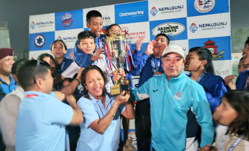 सगरमाथा स्वीमिङ क्लबलाई नेपालगन्ज नेशनल स्वीमिङ च्याम्पिनसीपको उपाधि