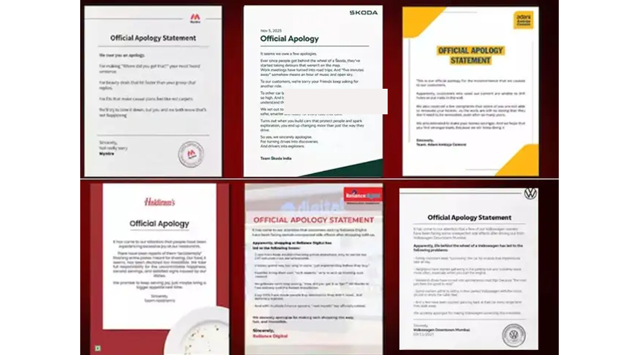 चर्चित ब्रान्डहरूको ग्राहक तान्ने हास्य शैली ‘एपोलोजी ट्रेन्ड’