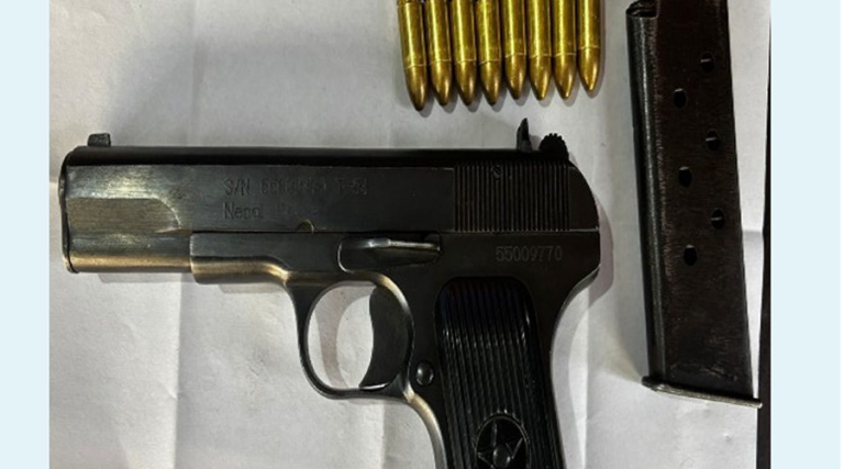 रामकोटबाट पेस्तोलसहित एक जना पक्राउ