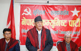 राष्ट्र बचाउने जिम्मेवारी सबैको हो : प्रचण्ड