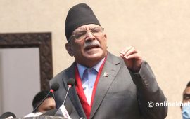 कम्युनिष्ट एकता चुनाव जित्न होइन, राष्ट्र बचाउन गरिएको हो: प्रचण्ड