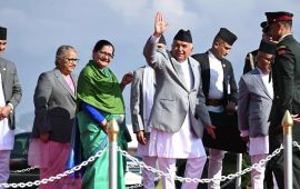 कतार भ्रमण सकेर राष्ट्रपति पौडेल स्वदेश फिर्ता 