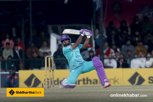 आदिलको ब्याटिङमा विराटनगरलाई काठमान्डुले दियो १३५ रनको लक्ष्य