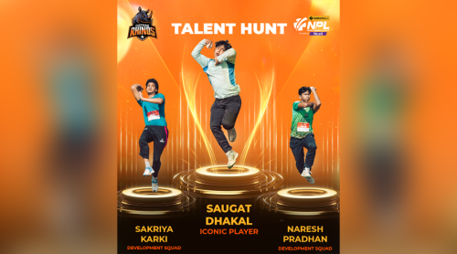 चितवन राइनोजको ‘आइकोनिक प्लेयर’मा सौगात ढकाल