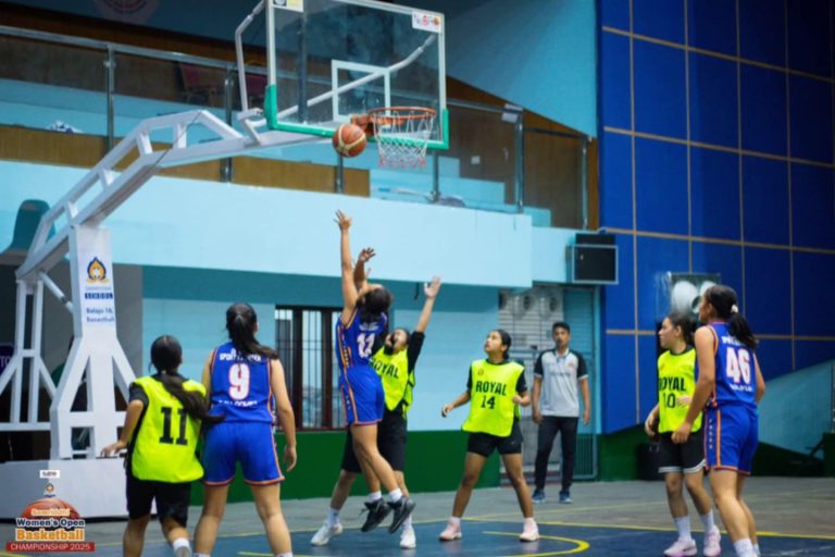 समृद्धि खुला महिला बास्केटबलमा ग्रान्ड स्टार्सको लगातार तेस्रो जित