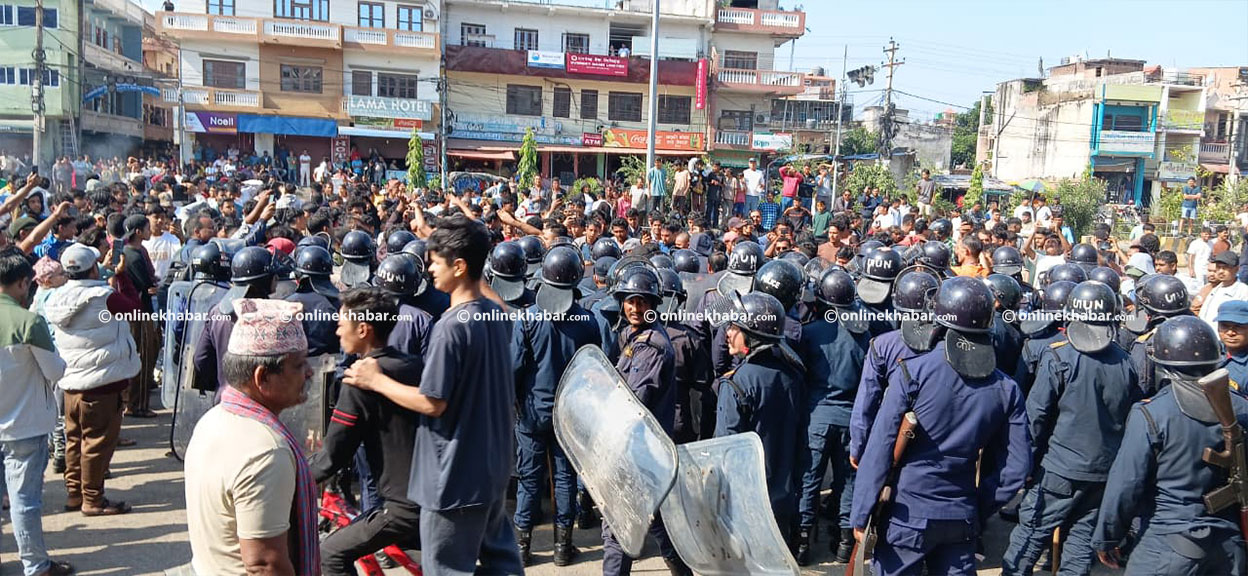 सिमरा अपडेट : जेनजी प्रदर्शनकारी र प्रहरीबीच झडप, केही घाइते