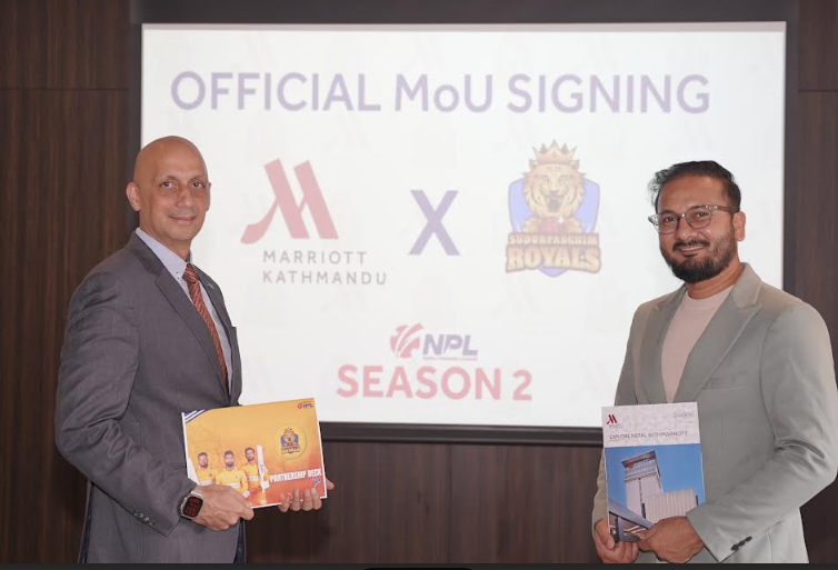 सुदूरपश्चिम रोयल्सको ‘लक्जरी स्टे’ पार्टनर बन्यो मेरियट होटल