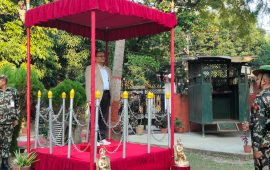 मधेशका नवनियुक्त प्रदेश प्रमुख लाभले गरे पदभार ग्रहण