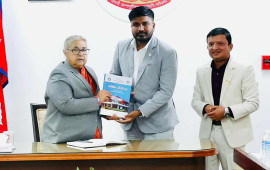 प्रधानमन्त्री कार्कीलाई युवा परिषद्ले बुझायो वार्षिक प्रतिवेदन