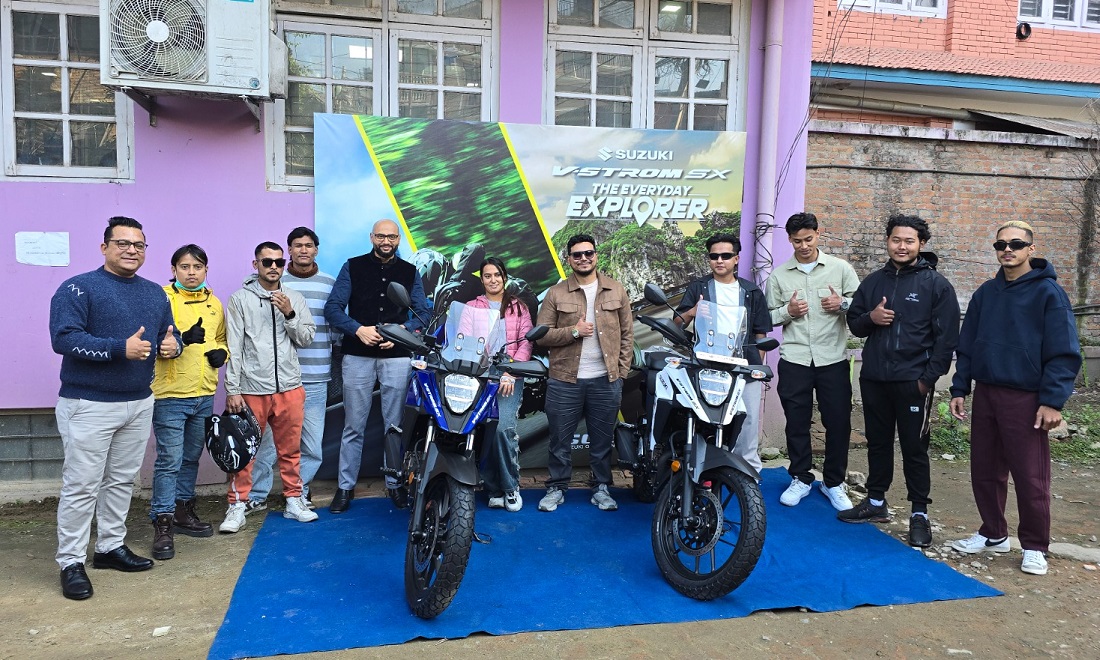 सुजुकी मोटरसाइकल भी स्ट्रोम एसएक्सका नयाँ भेरियन्ट सार्वजनिक