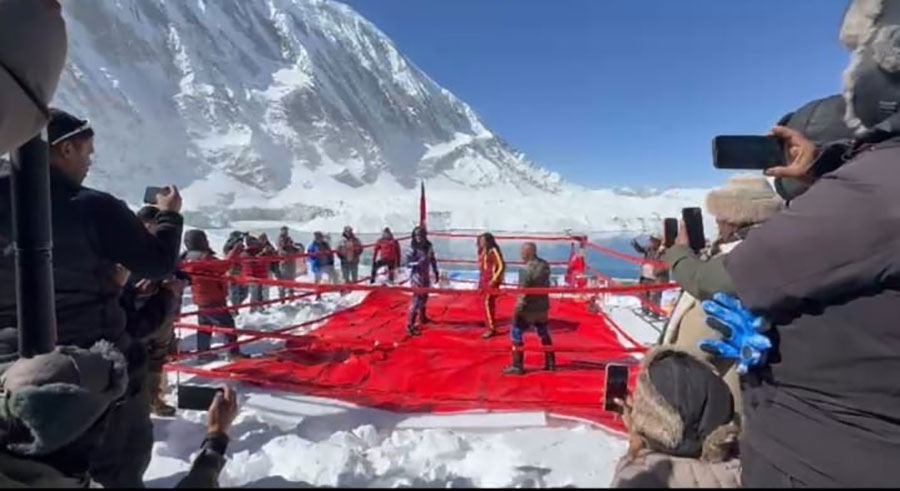 तिलिचो तालछेउ खेलियो रेस्लिङ, लेखियो गिनिज बुकमा नाम