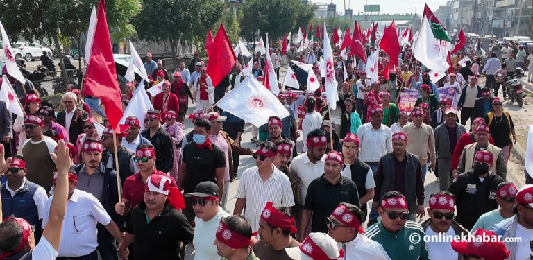 यस्तो देखियो बुटवलमा एमालेको प्रदर्शन