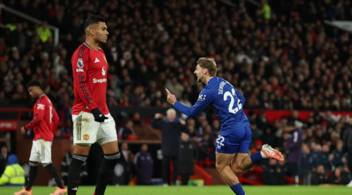 १० खेलाडीमा सीमित एभर्टनसँग युनाइटेडको हार