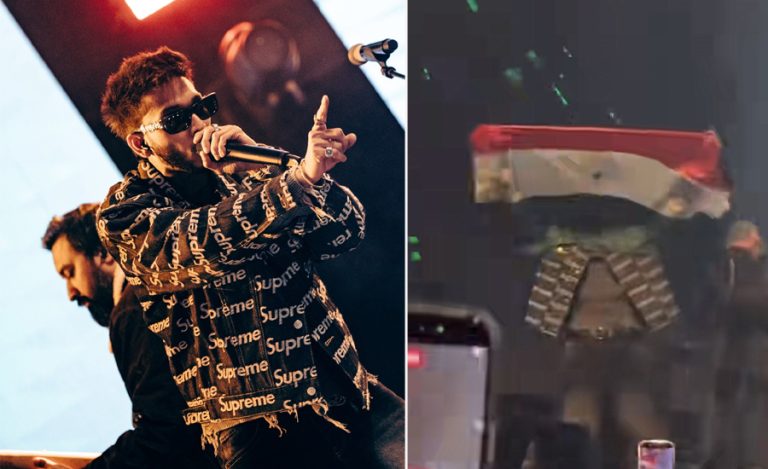 काठमाडौं कन्सर्टमा भारतीय झण्डा फहराएपछि विवादित बने पाकिस्तानी र्‍यापर