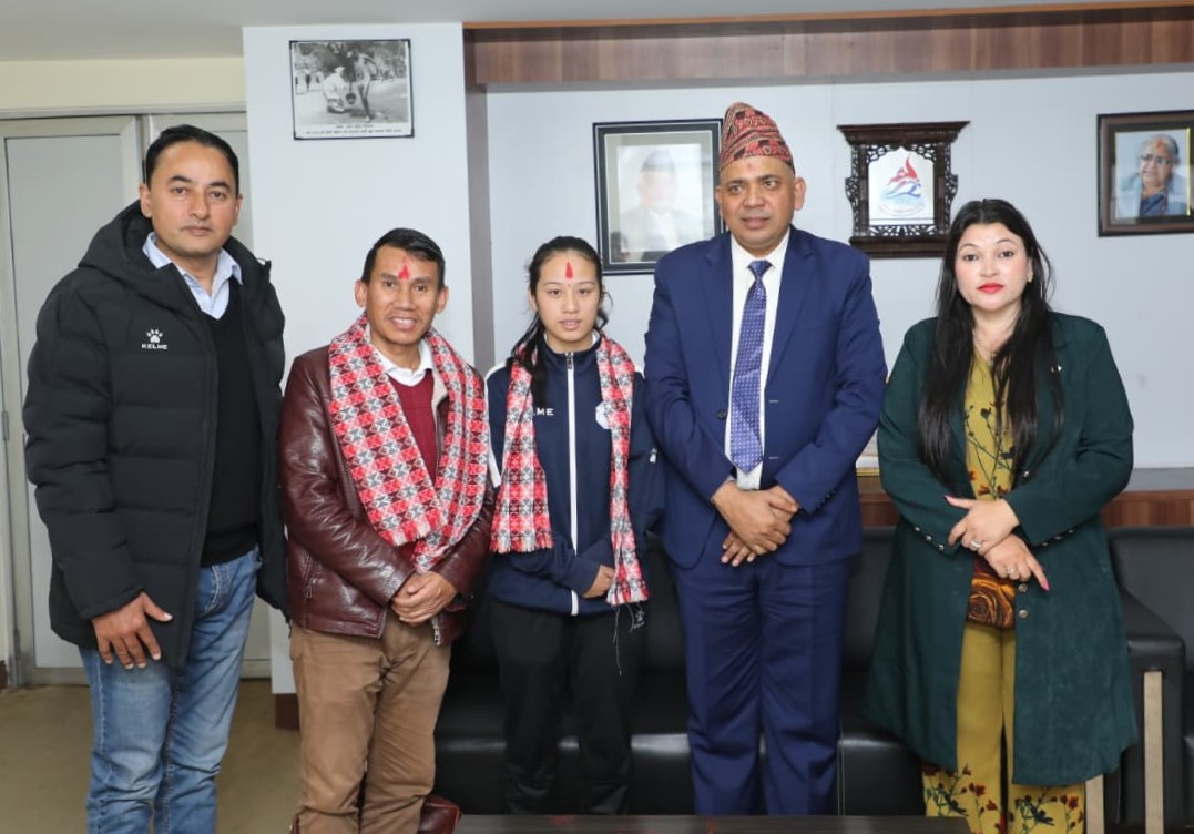 पारा तेक्वान्दोमा कास्य विजेता रेनुलाई राखेपको बधाई