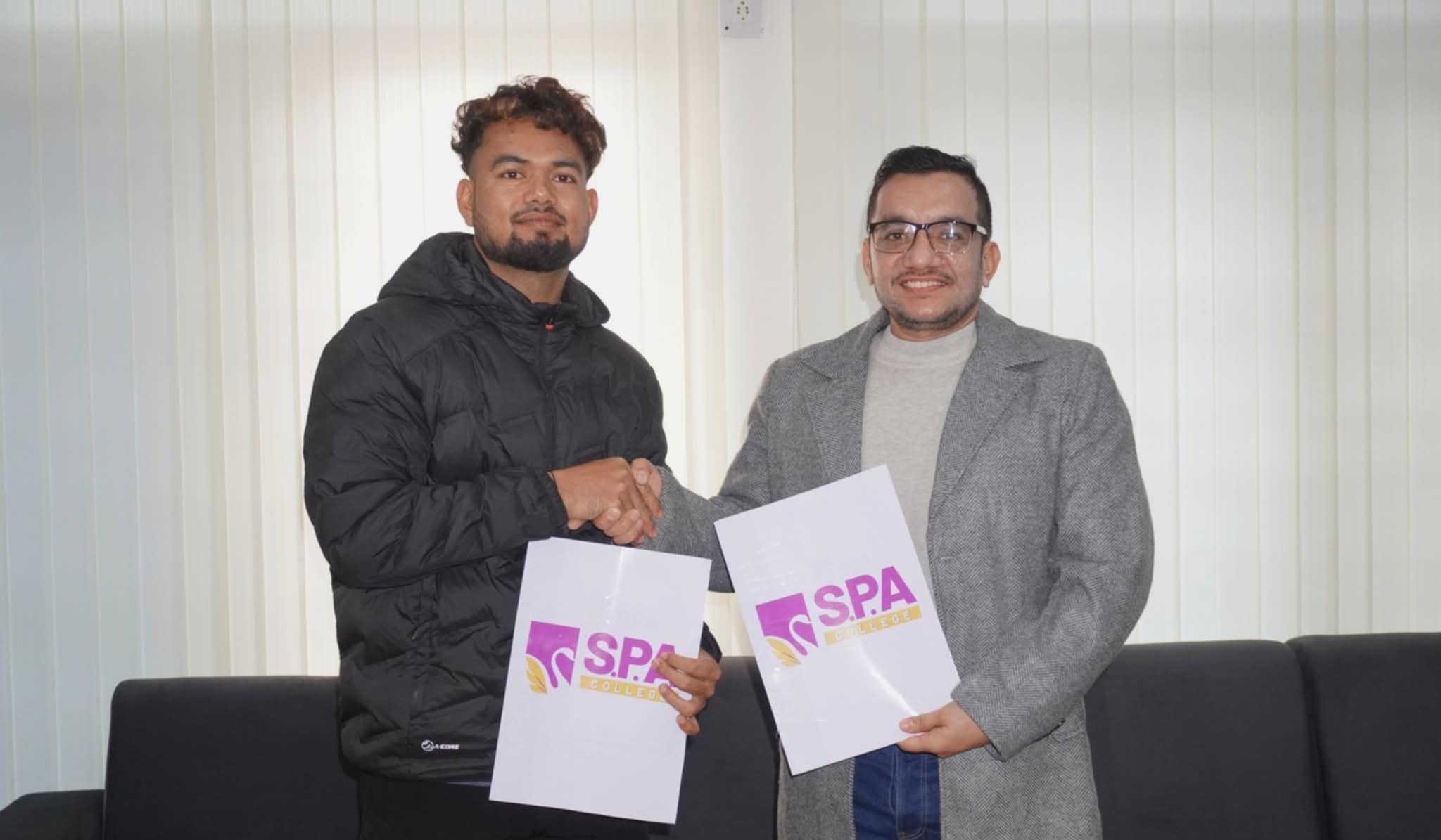 शेर मल्ल एसपीए कलेजको ब्रान्ड एम्बासडर