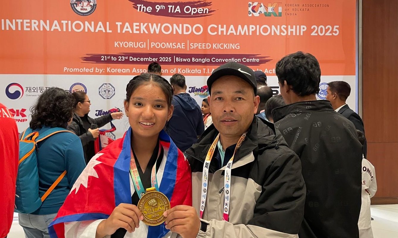 टीआईए खुला अन्तर्राष्ट्रिय तेक्वान्दो प्रतियोगितामा इलिसकालाई स्वर्ण