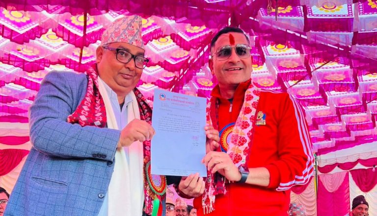 दीपक विष्ट कृष्णपुर नगरपालिकाको खेलकुद सद्भावना दूत नियुक्त