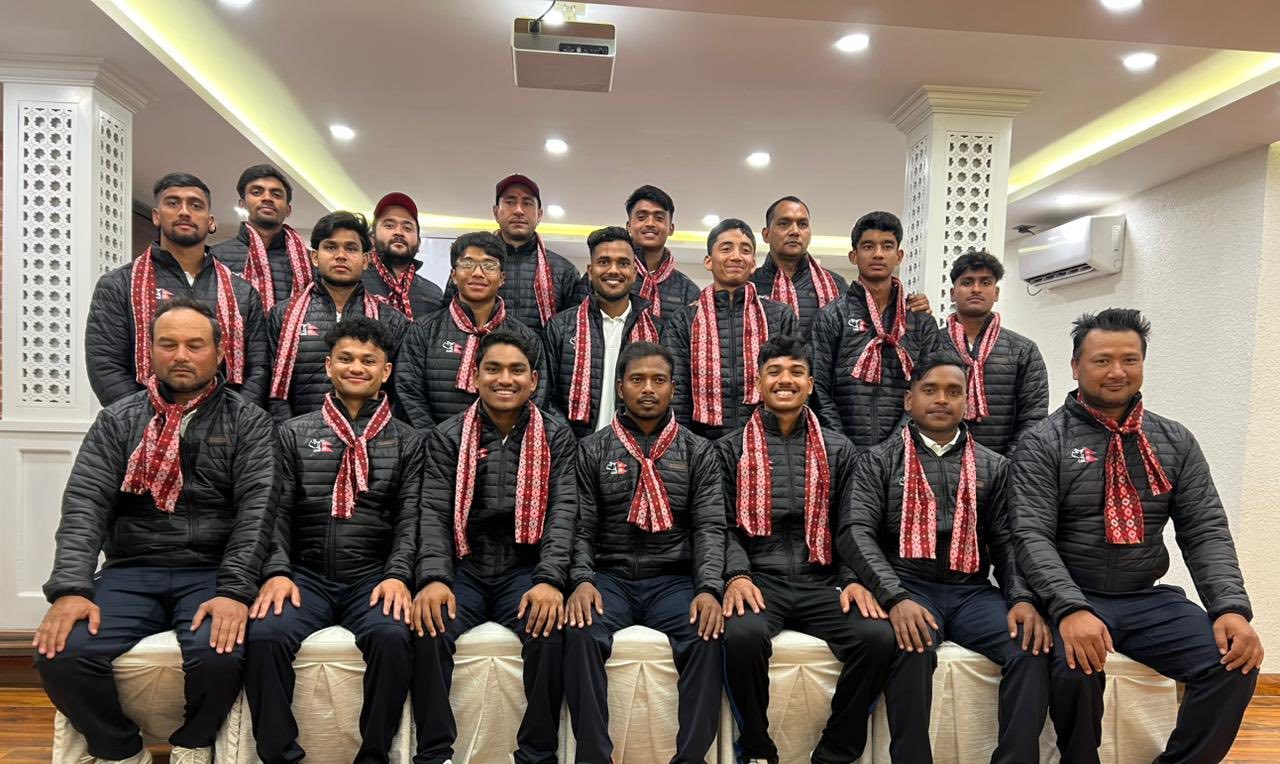 एसीसी यू-१९ एसिया कप खेल्न जाने नेपाली टोलीको बिदाइ