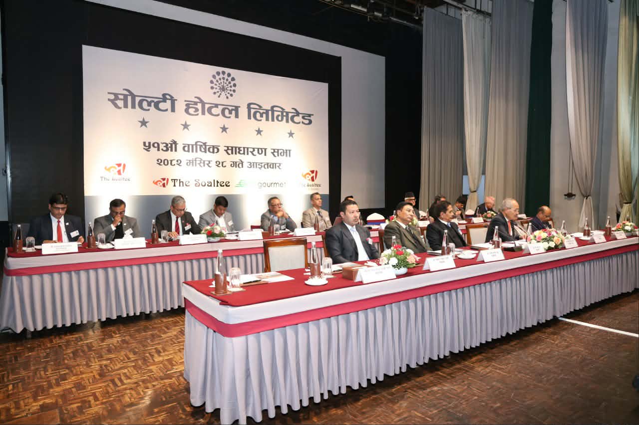 पाँचतारे होटल सोल्टीको कार्यकारी अध्यक्षमा विष्ट