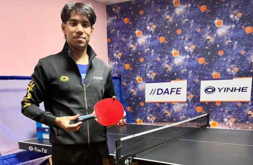 संयोगलाई यिन्हे इक्विपमेन्ट कम्पनीको साथ