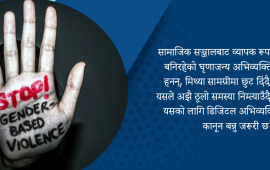 डिजिटल हिंसा कहिलेसम्म सहने ?