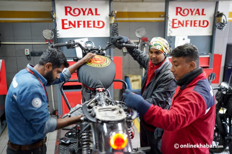 उत्कृष्ट सर्भिसिङले ग्राहक तान्दै रोयल इन्फिल्ड