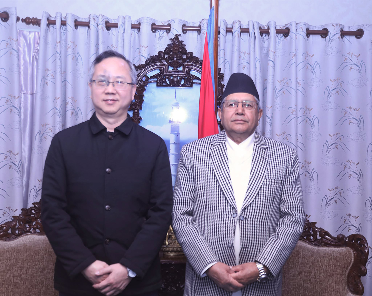 बिदाइ भेटमा चिनियाँ राजदूतले भने- जनस्तरको सम्बन्ध उच्च भए पनि आर्थिक सम्बन्ध कमजोर