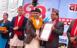 बाँस प्रवर्द्धनमा लागेको दिक्तेल रुपाकोट मझुवागढी नाष्टद्वारा पुरस्कृत