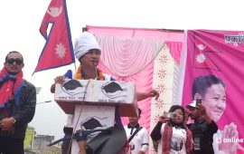 बुटवलमा हर्कले भने : नेपालको सरकार विदेशीले बनाइदिने र ढालिदिने अवस्था छ