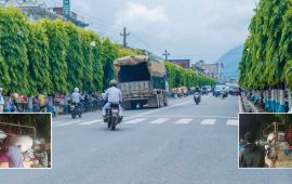 हेटौंडामा सडक विस्तार: डोजर चल्ने भयले राति नै ठाउँ छाड्दै स्थानीय