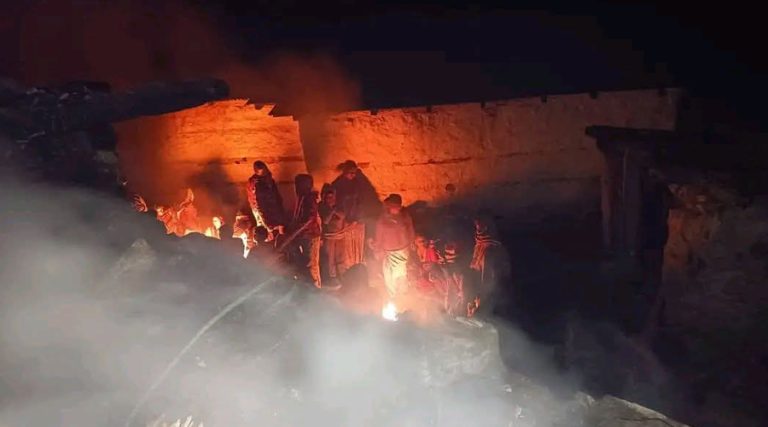 हुम्लामा आगलागीबाट एक बालकको मृत्यु