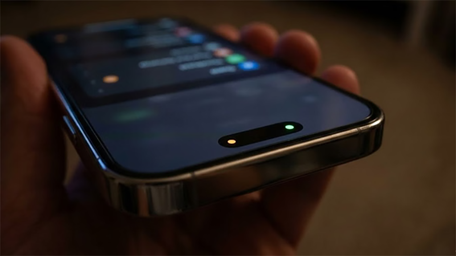 आइफोनमा किन बल्छ हरियो र सुन्तला रङको बत्ती ?