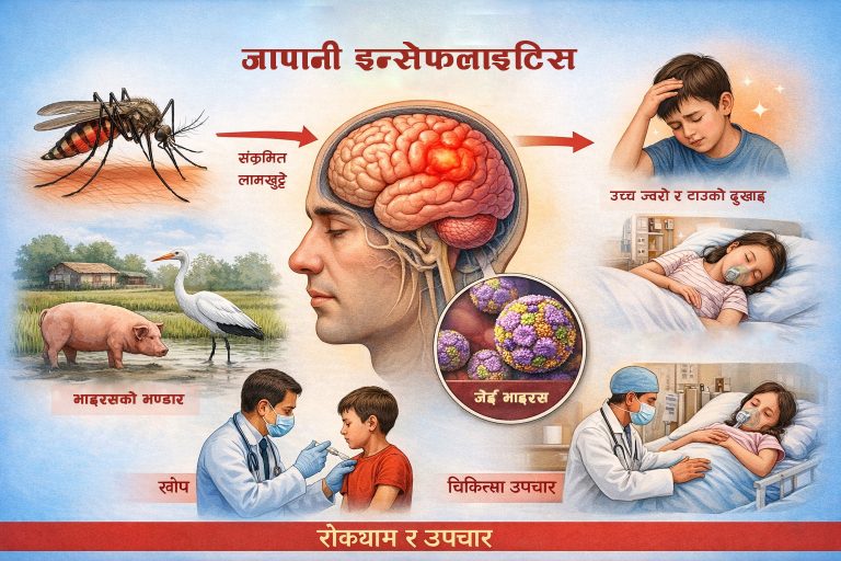 डेंगुभन्दा घातक जापानी इन्सेफलाइटिस : संक्रमित ३ मध्ये १ को मृत्यु