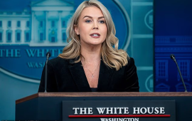 ट्रम्पले प्रेस सेक्रेटरीको ओठलाई ‘मेसिनगन’ भनेपछि …