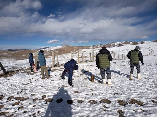 कोरलास्थित सीमा क्षेत्रमा संयुक्त गस्ती