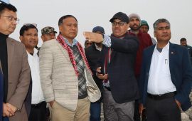 महाकाली पुल र तटबन्धको काम वर्षायामअघि नै सम्पन्न गरौं : मन्त्री घिसिङ