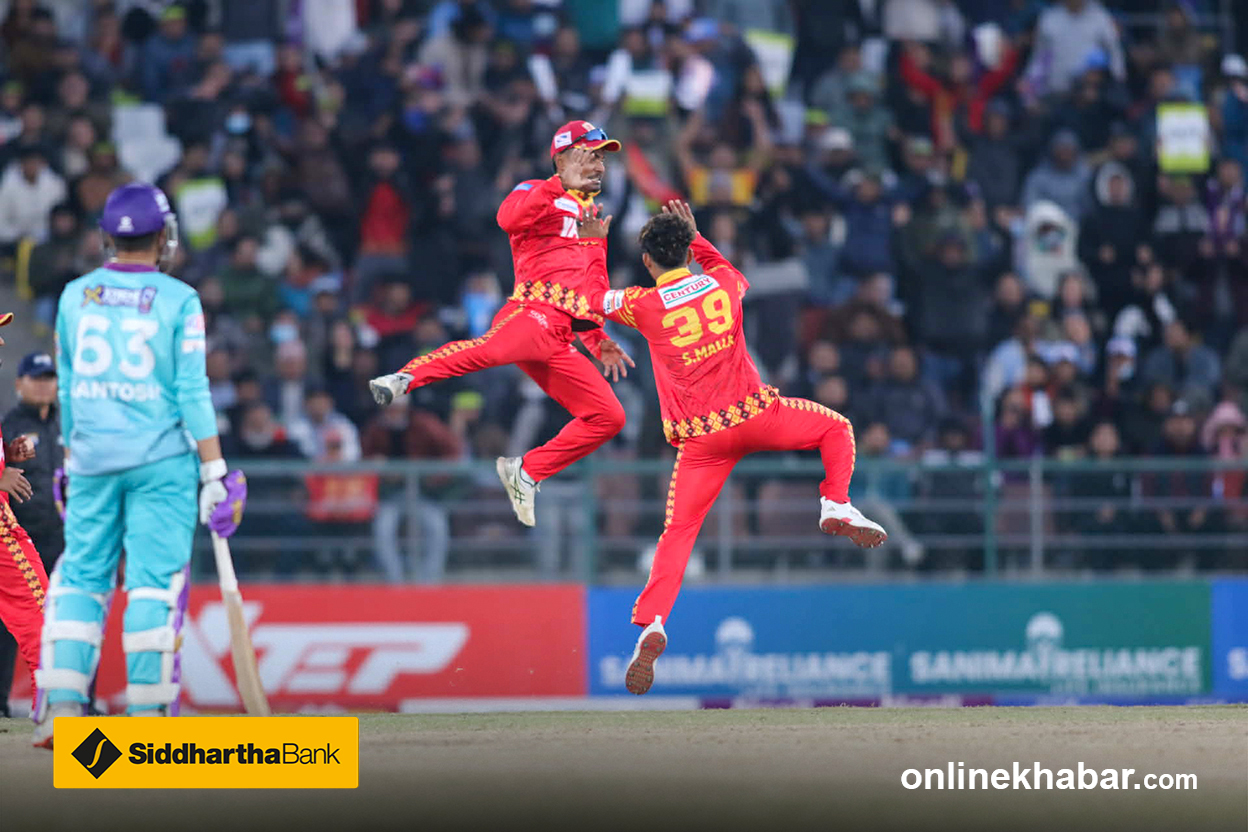काठमान्डुलाई हराउँदै लुम्बिनी दोस्रो क्वालिफायरमा, फाइनल पुग्न विराटनगरसँग खेल्ने