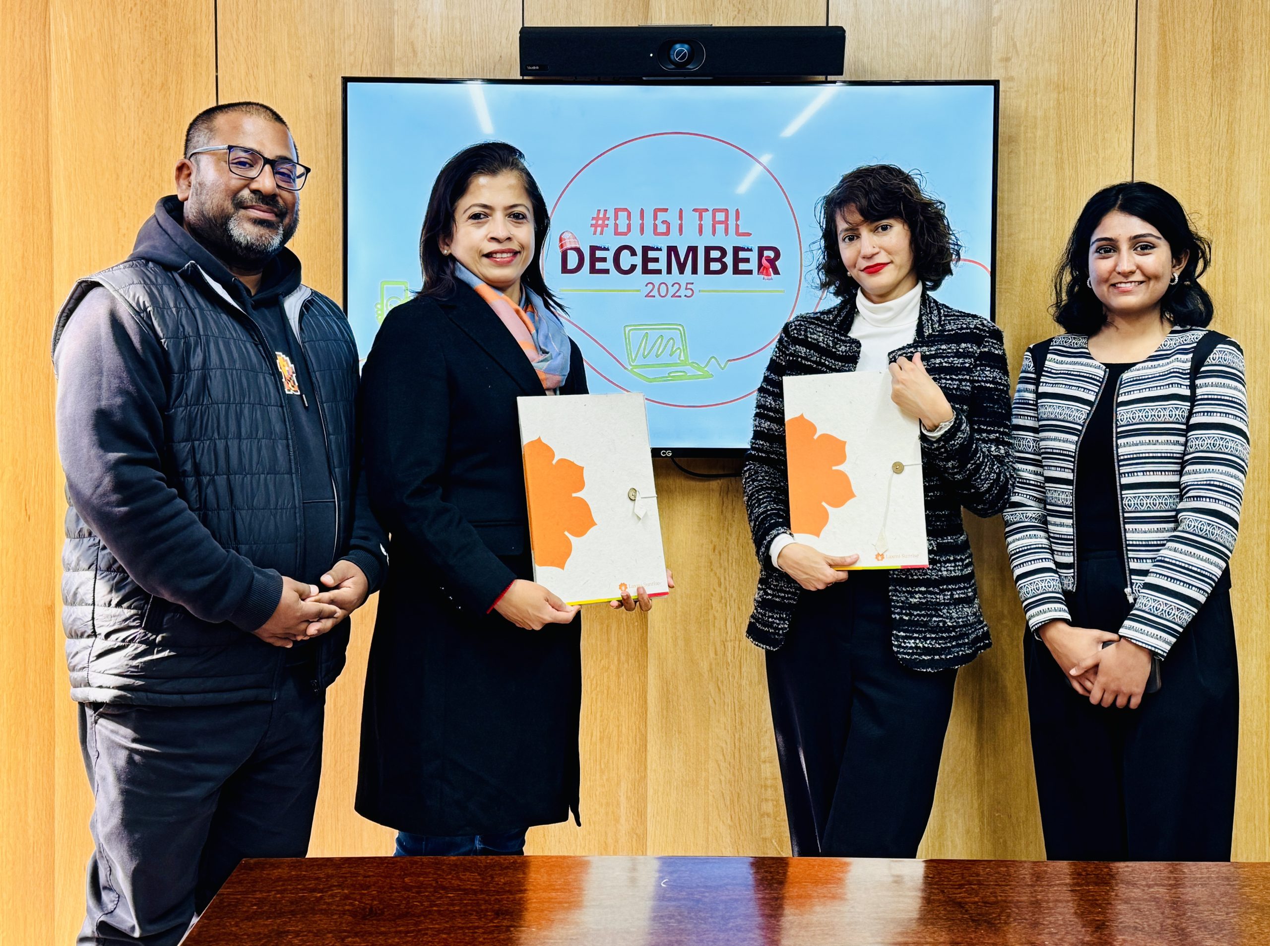 ‘डिजिटल डिसेम्बर’ अन्तर्गत उद्यम नवप्रवर्तनलाई लक्ष्मी सनराइज बैंकको समर्थन