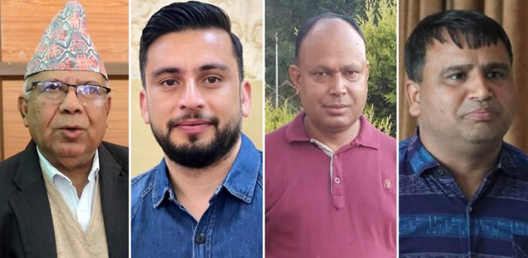 काठमाडौं-२ मा नेकपाबाट माधव नेपालसहित ४ जना सिफारिस