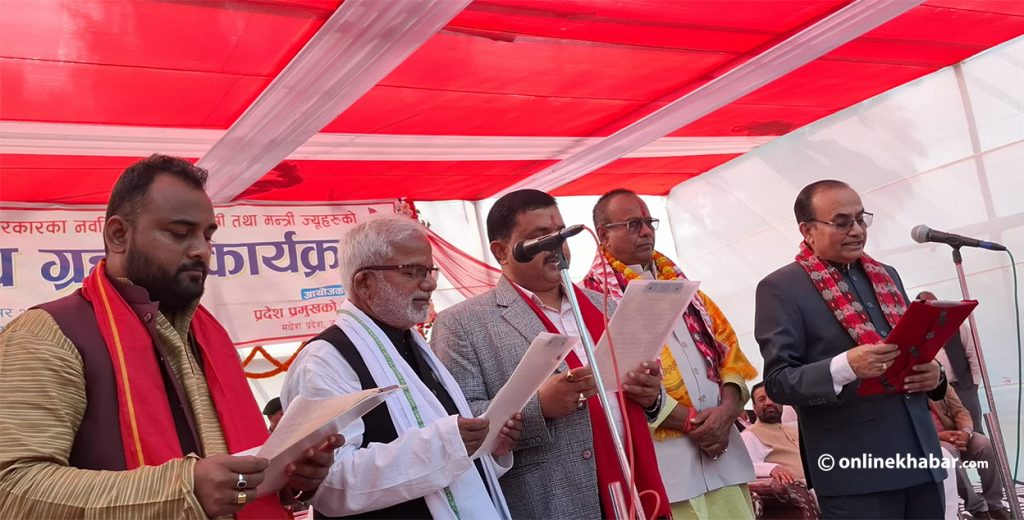 मधेशमा ३ मन्त्री नियुक्त, अर्थ मन्त्रालय जनमतलाई