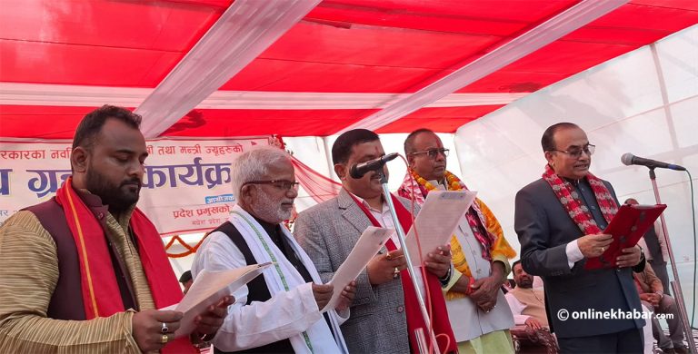 मधेशमा ३ मन्त्री नियुक्त, अर्थ मन्त्रालय जनमतलाई