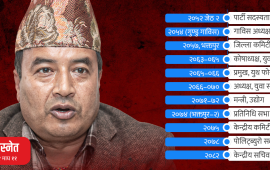 महेश बस्नेत : ओलीको रक्षाकवच बन्दा एमालेजनको धाप पाए