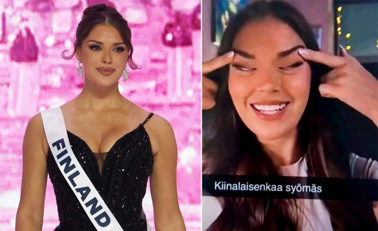 आँखा तन्काएको फोटोले जातिवादको विवाद निम्ताएपछि मिस फिनल्याण्डको ताज खोसियो