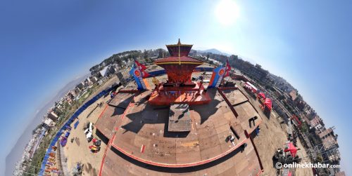 एमाले महाधिवेशन : सल्लाघारीमा यस्तो बन्दैछ उद्घाटन स्थल (तस्वीरहरू)