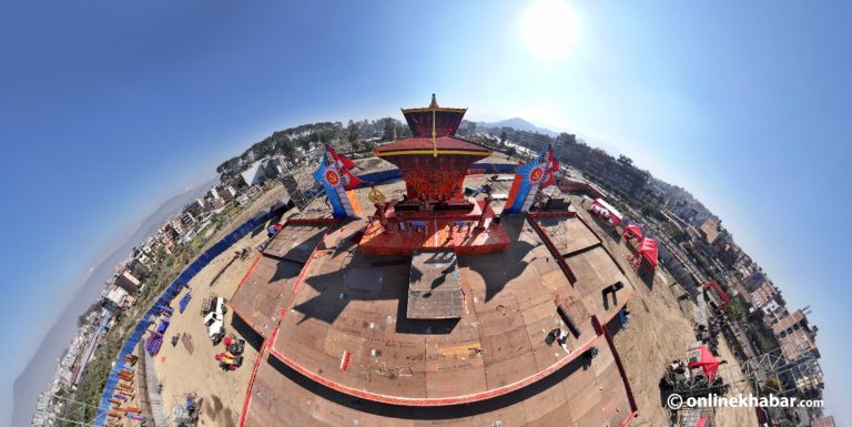 एमाले महाधिवेशन : सल्लाघारीमा यस्तो बन्दैछ उद्घाटन स्थल (तस्वीरहरू)